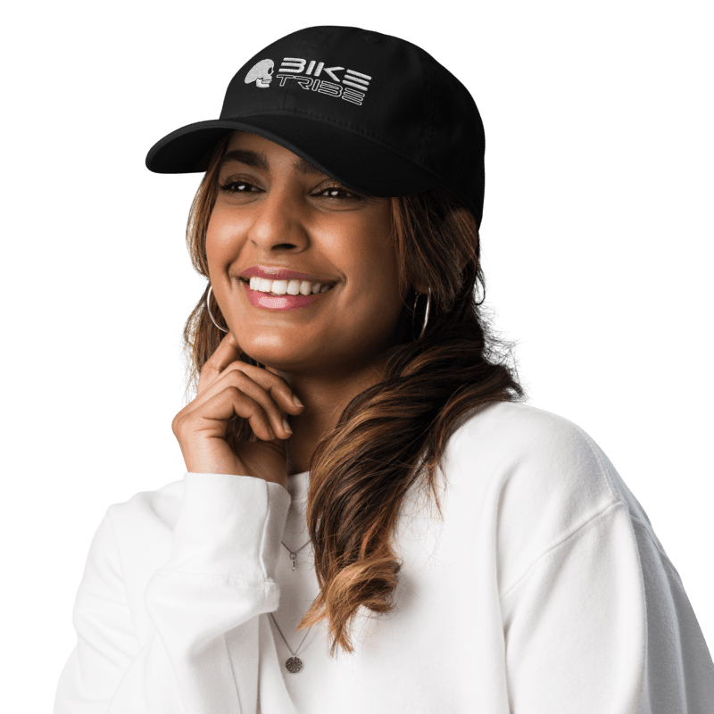 Bike Tribe Black Denim Cap with Snapback Closure Unisex Adjustable Baseball Cap