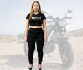 Bike Tribe Women Motorbike Motorcycle Leggings Jeans Lined with Kevlar Armour