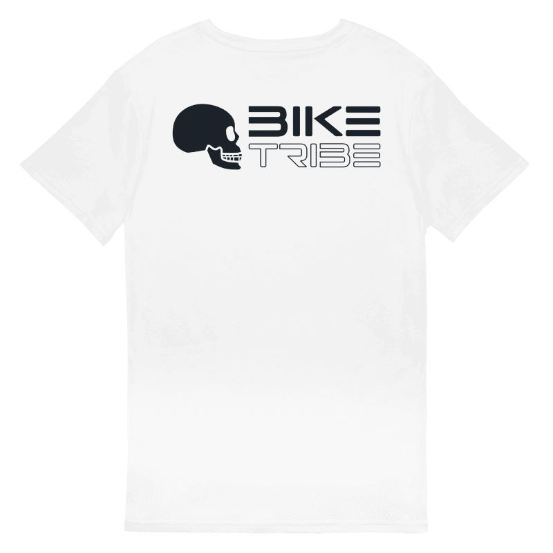 Bike Tribe White T-Shirt, Made From Finest Cotton, Motorcycle, Rider Gear  MENS