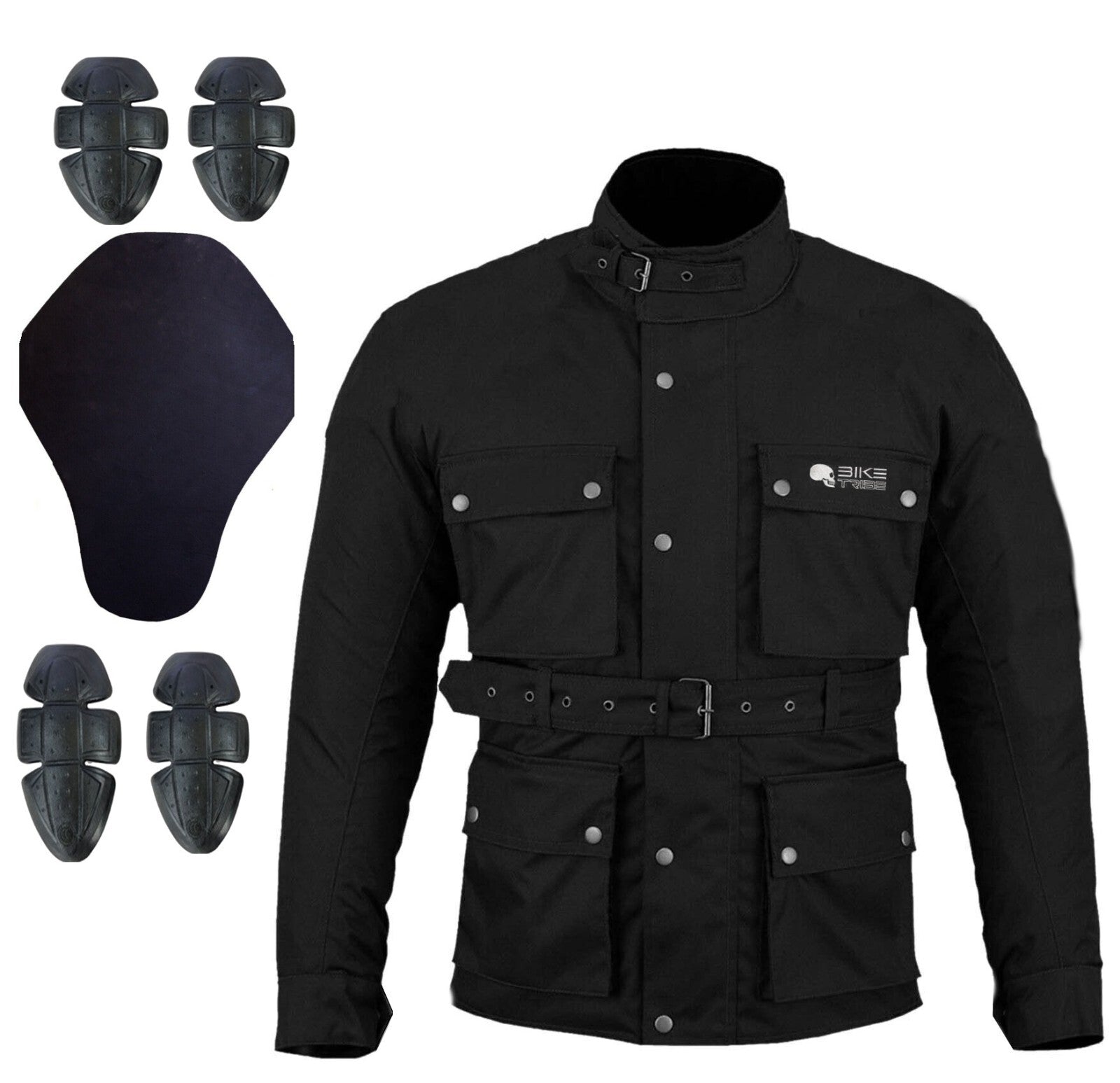 Motorbike Motorcycle Ultimate Cardura Textile Long Coat CE Armour BIKE TRIBE ®
