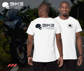 Bike Tribe White T-Shirt, Made From Finest Cotton, Motorcycle, Rider Gear  MENS