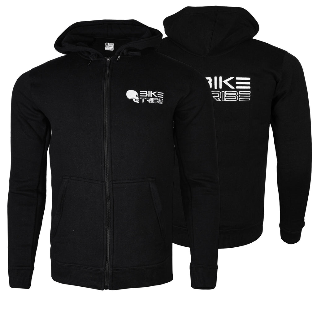 Bike Tribe Casual Hoodie, Made from Brushed Cotton, Zip up Hoodie Sweatshirt New