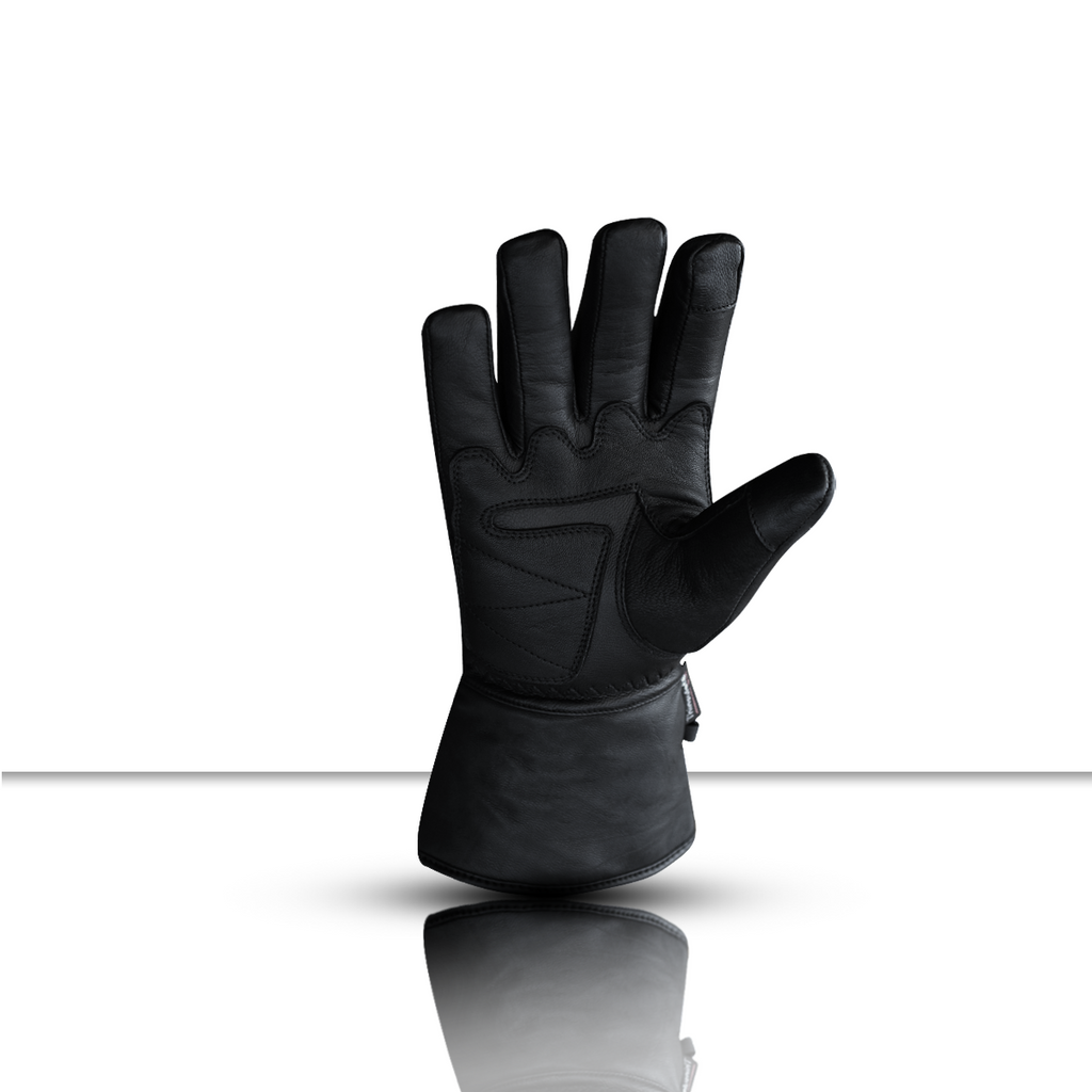 Bike Tribe ® Leather Motorcycle Gloves, Touchscreen 3M Thinsulate Water-Resistan