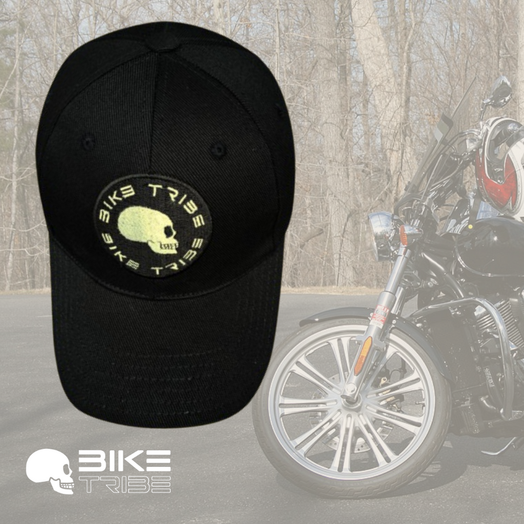 Bike Tribe ® Cap Baseball Cap  Motorcycle Round Embroidered Logo Swoosh Cap new