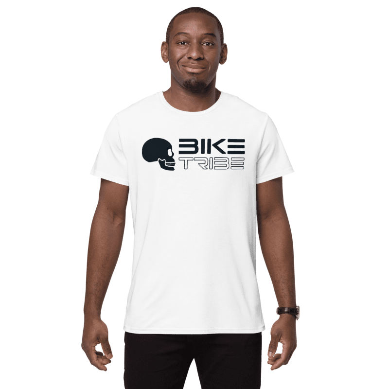 Bike Tribe White T-Shirt, Made From Finest Cotton, Motorcycle, Rider Gear  MENS