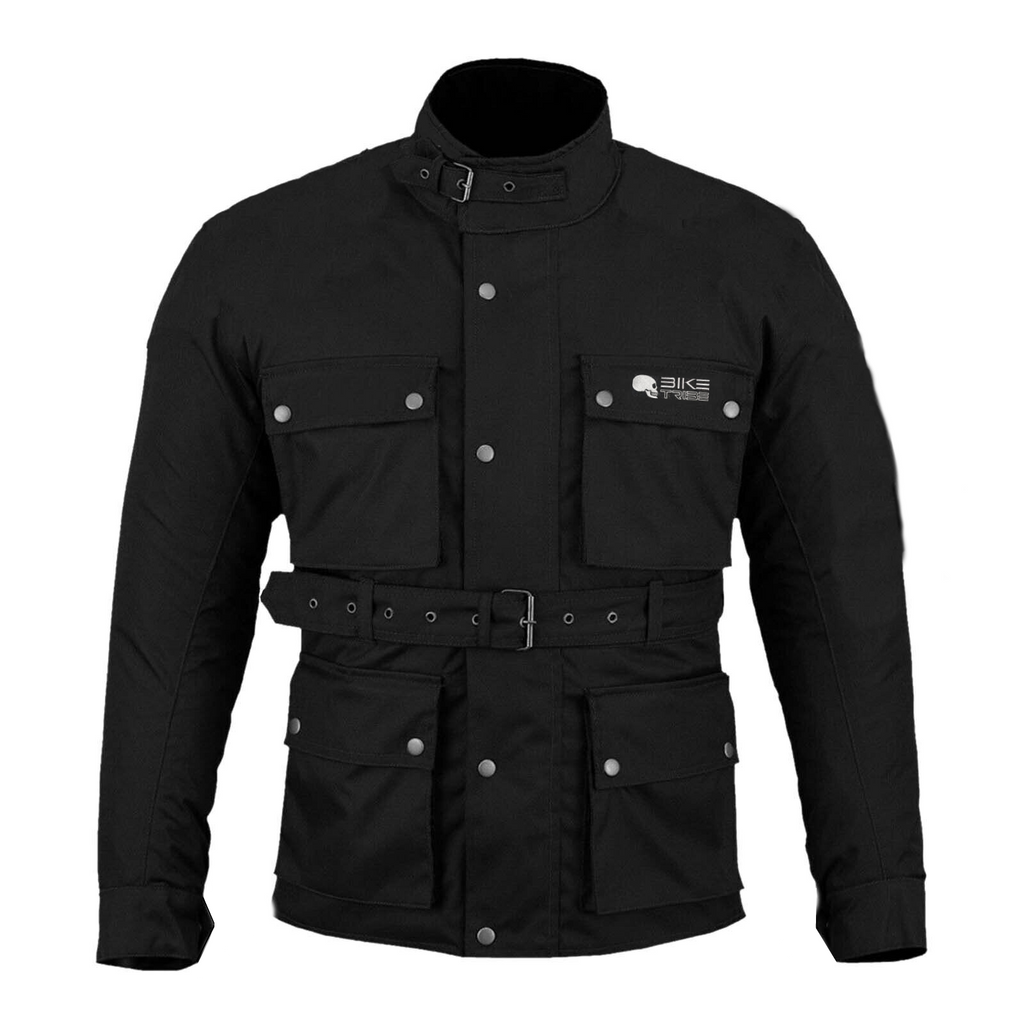 Motorbike Motorcycle Ultimate Cardura Textile Long Coat CE Armour BIKE TRIBE ®