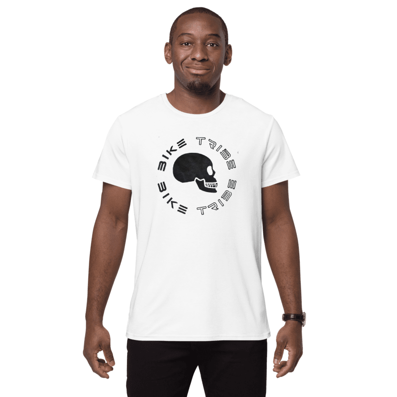 Bike Tribe White T-Shirt, Made From Finest Cotton, Motorcycle, Rider Gear  MENS
