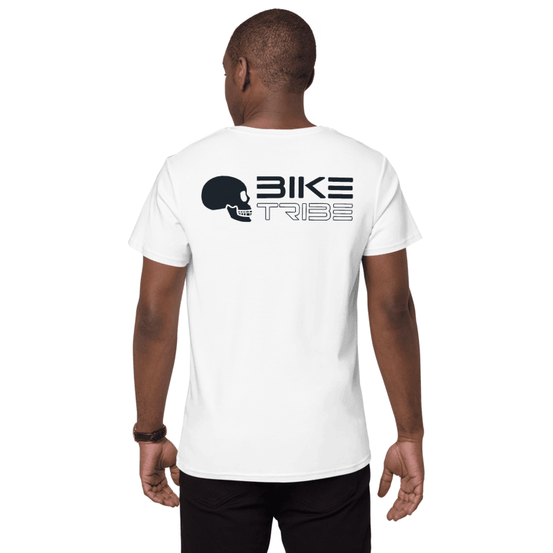 Bike Tribe White T-Shirt, Made From Finest Cotton, Motorcycle, Rider Gear  MENS