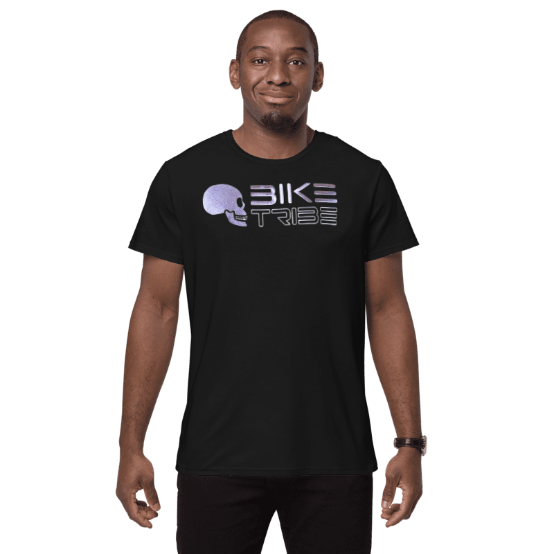 Bike Tribe T-Shirt, Vintage Black Made From Finest Cotton, Motorcycle Gear, MENS