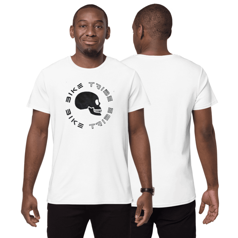 Bike Tribe White T-Shirt, Made From Finest Cotton, Motorcycle, Rider Gear  MENS