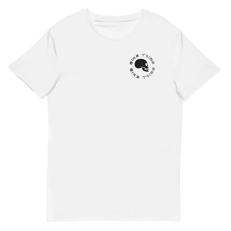 Bike Tribe White T-Shirt, Made From Finest Cotton, Motorcycle, Rider Gear  MENS