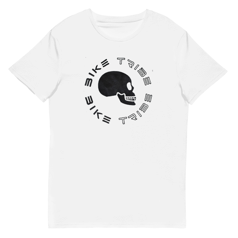Bike Tribe White T-Shirt, Made From Finest Cotton, Motorcycle, Rider Gear  MENS