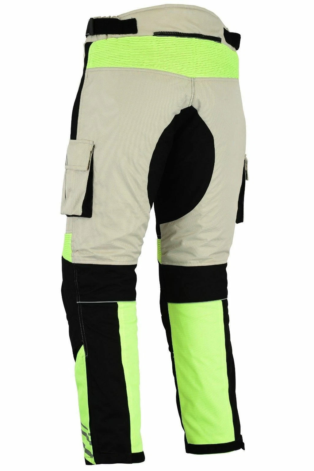 Bike Tribe HiViz Waterproof Motorcycle Motorbike Cordura Textile SUIT With Armors